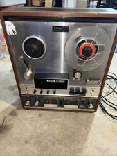 Mulinello-Reverse automatico vintage TEAC A-6010 si accende, mulinelli vento 4 binari 2 canali