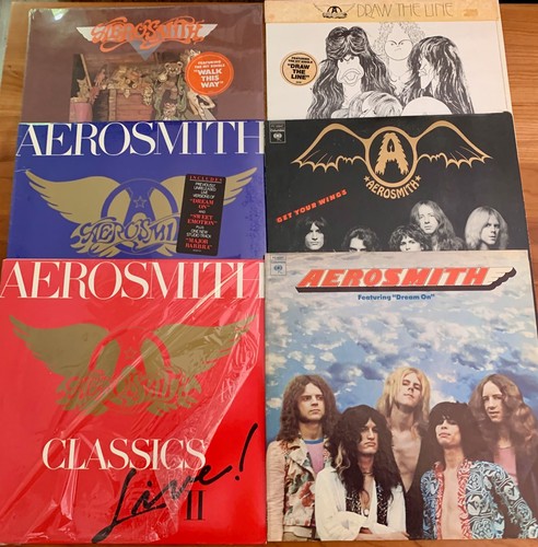 Aerosmith vinyl lot toys in - aerosmith,