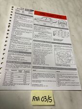 Scheda Tecnica Automobile Opel Corsa 1.5 Td Edizione 1990 RTA