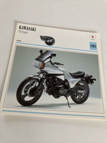 Kawasaki 750 turbo 1981 - , fiche