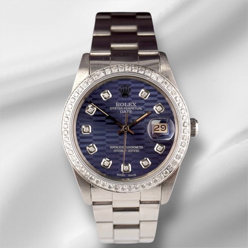 Rolex date 34mm donna 5ct - donna, 1.5ct