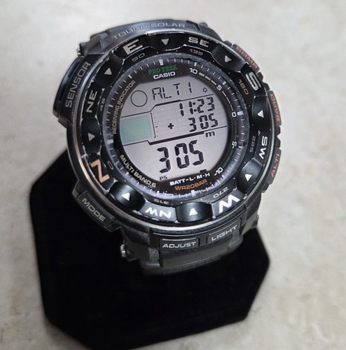 Orologio solare casio pro - pro, trek