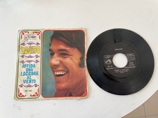 DISCO 45 GIRI  ADAMO AFFIDA UNA LACRIMA AL VENTO  LEGGI DESCRIZ.