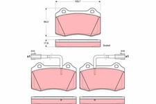 GDB1519 SET PASTIGLIE FRENO