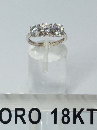 Anello oro bianco - 750, 18