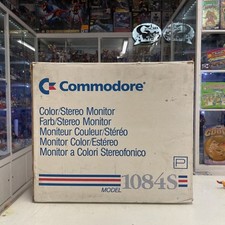 COMMODORE Monitor 1084S Solo Box CONFEZIONE Originale