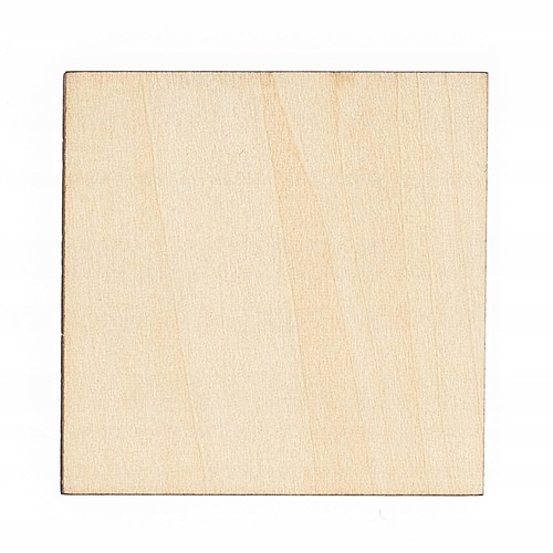 Quadrato legno compensato - quadrato, in
