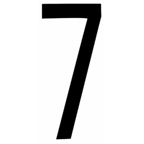 Numero adesivo per targa - numero,