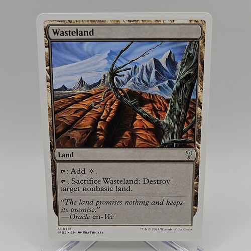 Wotc mtg wasteland mystery - wasteland,
