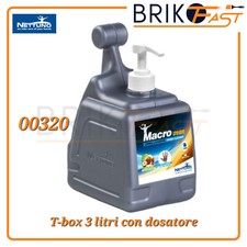 CREMA LAVAMANI NETTUNO MACROCREAM PASTA FLUIDA DETERGEN T-box 3000 ML C/dosatore