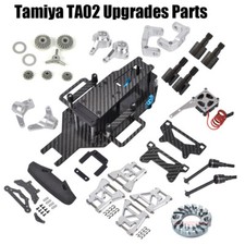 Opzione Alluminio Aggiornamenti Parti Montanti/Telaio/Braccio per Tamiya TA02 TA02W TA02SW