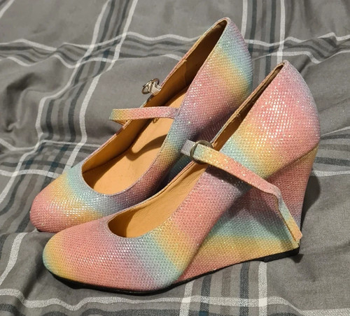 Tacchi con zeppa - , color