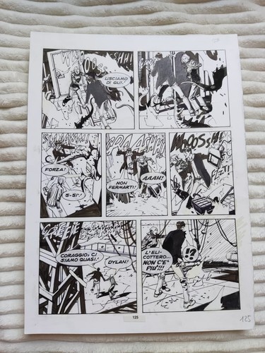 Tavola originale dylan dog - dylan,