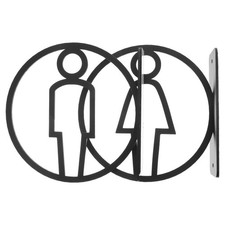 2 Pcs Cartelli Per Bagni Di