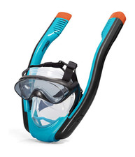 Maschera L/xl Con 2 Boccagli Da Snorkeling Sub Per Mare Piscina Hydro-pro 24058