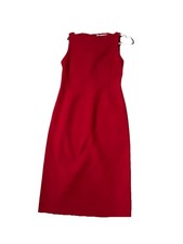 Abito donna Zara rosso midi