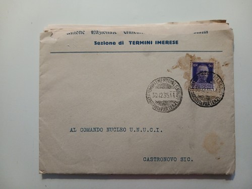 Regno italia 1935 busta - regno,