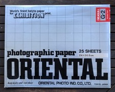 Carta Fotografica ORIENTAL  SEAGULL G2 BROMIDE - 24x30,5 cm - Confezione Aperta