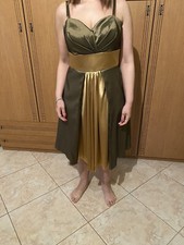 Vestito Donna Elegante Oro