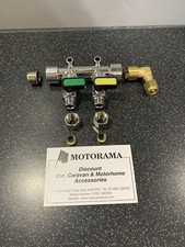 CARAVAN MOTORHOME 8mm 2 VIE RUBINETTO GAS COLLETTORE IDEALE AUTOCOSTRUZIONE MOTORAMA