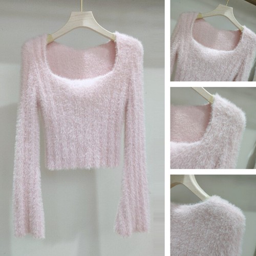 Maglione corto pelliccia - maglione,