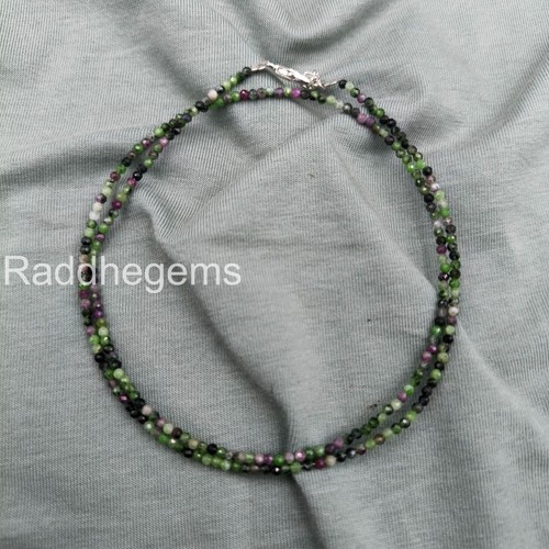 Collana perline zoisite - di,