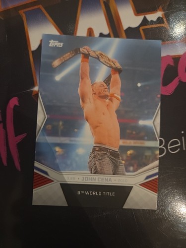 Topps wwf wwe john - topps, cena