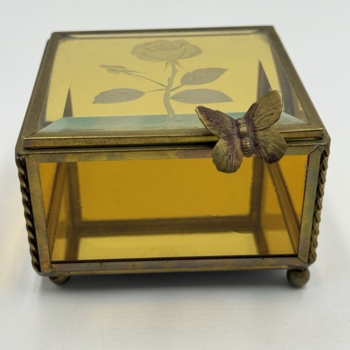 Cofanetto portagioie ottone