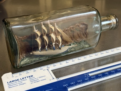 Vintage ship bottle - vintage,