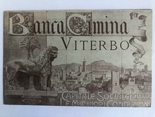 Cartolina Pubblicitaria Banca Cimina Viterbo Capitale Sociale c6