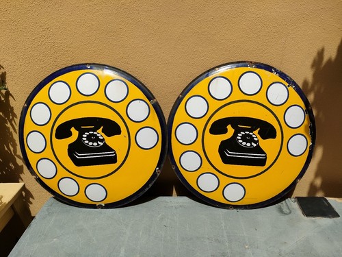 Insegna telefono vintage - insegna,