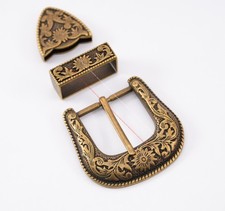 Fibbia per cintura western set