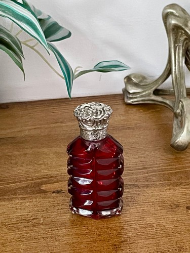 Antique cased ruby cranberry - cased,