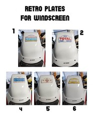 Tabella Plate DAKAR Stickers for Motorbike Cars MEDIUM size 15*8cm