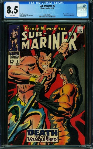 Sub mariner cgc 5 pagine - sub-mariner, 8,5