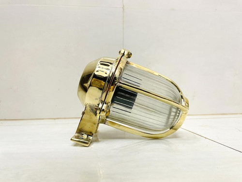 Vintage brass bulkhead wall - vintage,