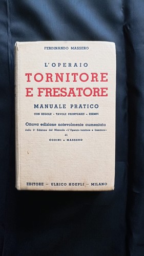 Manuale hoepli operaio - manuale, l'operaio