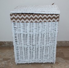 Cesta vimini portabiancheria