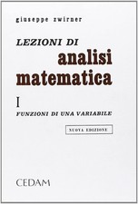 Libro Nuovo - Giuseppe Zwirner - Lezioni Di Analisi Matematica  - Cedam