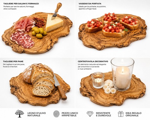 Tagliere rustico legno - tagliere,