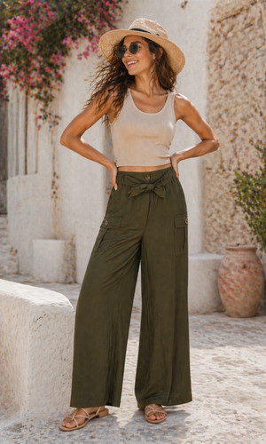 Pantalone donna griffai - griffai, zip
