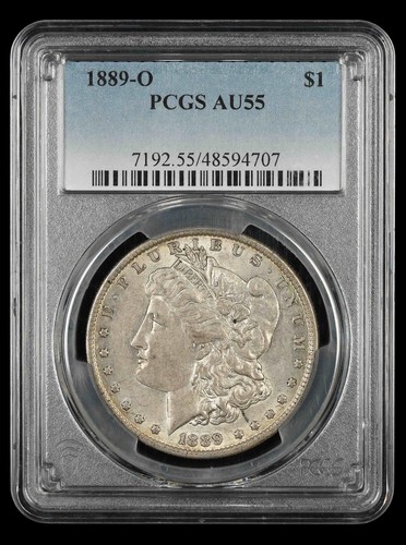 1889 pcgs au 55 - 1889-o,