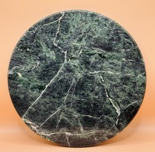 Marmo verde rotondo vintage