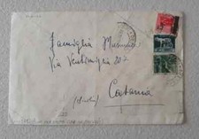 LUOG, RE DI MAGGIO IMP. L. 2,55 + LUOG. L. 1,20 + DEM. L. 1 SU LETTERA. RDM5