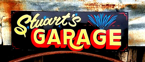 Insegna vintage personalizzata - insegna,