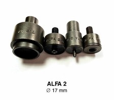 MATRICE PUNZONE PER TORCHIETTO PER BOTTONI AUTOMATICI TIPO ALFA 2 DIAMETRO 17 mm
