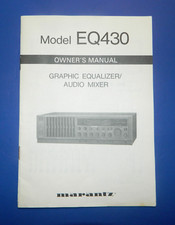 MARANTZ MODEL EQ430 MANUALE