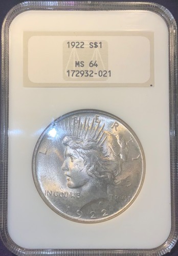 Dollaro della pace 1922 - pace,