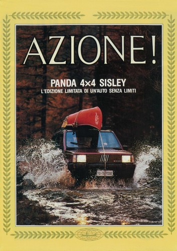 Stampa pubblicità fiat panda - fiat,