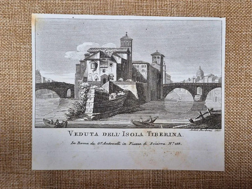 Veduta dell isola tiberina - dell'isola,